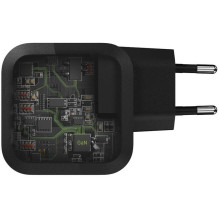 Green Cell GaN 65W 2x USB-C 1xUSB-A