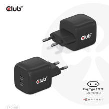 Club3D Charger 2xUSB Type C...