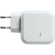Green Cell 2x USB-C 1x USB-A 65W GaN balta Green Cell 2x USB-C 1x USB-A 65W GaN balta