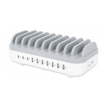 Įkroviklis Manhattan 7x USB-A 3x USB-C 3 A (180856) Įkroviklis Manhattan 7x USB-A 3x USB-C 3 A (180856)