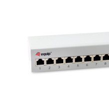 Equip Patchpanel 12xRJ45 Cat6a lentelės skydelis 500MHz RAL7035 Equip Patchpanel 12xRJ45 Cat6a lentelės skydelis 500MHz RAL7035
