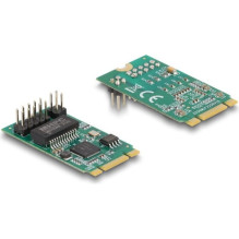 Delock DeLOCK Pārveidotājs M.2 ar atslēgu B+M 1 x RJ45 2,5 Gigabitu LAN Delock DeLOCK Pārveidotājs M.2 ar atslēgu B+M 1 x RJ45 2,5 Gigabitu LAN