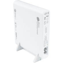 Charger Good Connections GoodConnections USB desktop fast charging station 120W 4-portu 2xUSB-C / 2xUSB-A QC4.0 White Charger Good Connections GoodConnections USB desktop fast charging station 120W 4-portu 2xUSB-C / 2xUSB-A QC4.0 White