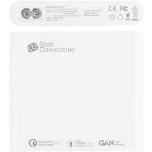 Charger Good Connections GoodConnections USB desktop fast charging station 120W 4-portu 2xUSB-C / 2xUSB-A QC4.0 White Charger Good Connections GoodConnections USB desktop fast charging station 120W 4-portu 2xUSB-C / 2xUSB-A QC4.0 White