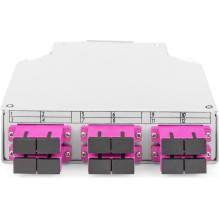 Digitus Fiber optic enclosure for rail, MM-OM4, assembled, with SC adapter and pigtail