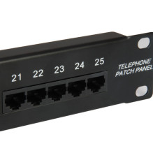Equip 19" Patchpanelis 25xRJ45 Cat3 UTP 1U ISDN RAL9005 Equip 19" Patchpanelis 25xRJ45 Cat3 UTP 1U ISDN RAL9005