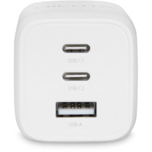 Dicota compact 3-portu GaN wall charger (65W) EU white