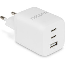 Dicota compact 3-portu GaN wall charger (65W) EU white