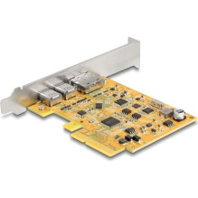 Valdiklis Delock DeLOCK PCIe x4 plokštė 1x išoriniam USB-C 10 Gbit/s B. + 1x išoriniam USB-C DP Alt režimui, USB valdikl Valdiklis Delock DeLOCK PCIe x4 plokštė 1x išoriniam USB-C 10 Gbit/s B. + 1x išoriniam USB-C DP Alt režimui, USB valdikl