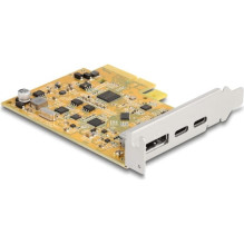 Valdiklis Delock DeLOCK PCIe x4 plokštė 1x išoriniam USB-C 10 Gbit/s B. + 1x išoriniam USB-C DP Alt režimui, USB valdikl Valdiklis Delock DeLOCK PCIe x4 plokštė 1x išoriniam USB-C 10 Gbit/s B. + 1x išoriniam USB-C DP Alt režimui, USB valdikl