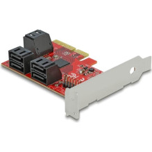 Kontrolieris Delock PCIe 3.0 x4 - 6x SATA III (89042) Kontrolieris Delock PCIe 3.0 x4 - 6x SATA III (89042)