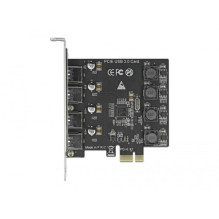 Valdiklis Delock PCIe 2.0 x1 - 4x USB 3.2 Gen 1 (90509) Valdiklis Delock PCIe 2.0 x1 - 4x USB 3.2 Gen 1 (90509)