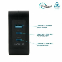 Charger Mobilis WALL CHARGER - 100 W - 2 USB C Charger Mobilis WALL CHARGER - 100 W - 2 USB C