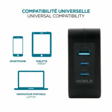 Charger Mobilis WALL CHARGER - 100 W - 2 USB C Charger Mobilis WALL CHARGER - 100 W - 2 USB C