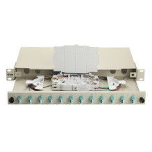 Equip Equip fiber optic splice box 12-Port LC-Duplex OM3 1U complete gr Equip Equip fiber optic splice box 12-Port LC-Duplex OM3 1U complete gr