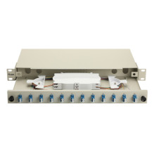 Equip Equip fiber optic splice box 12-Port LC-Duplex OS2 1U complete gr Equip Equip fiber optic splice box 12-Port LC-Duplex OS2 1U complete gr