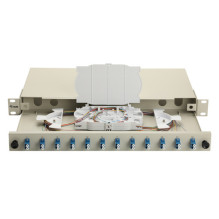 Equip Equip fiber optic splice box 12-Port LC-Duplex OS2 1U complete gr Equip Equip fiber optic splice box 12-Port LC-Duplex OS2 1U complete gr