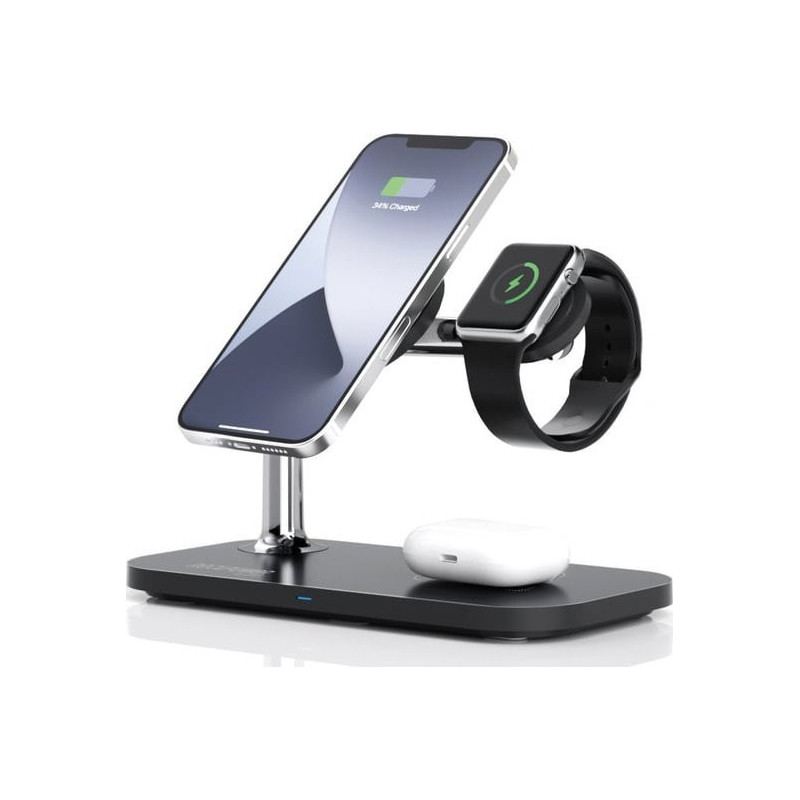 RealPower ChargeAir MAG Charging Station with Magsafe Black