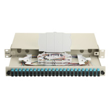 Equip Equip fiber optic splice box 24-port SC-Duplex OM3 1U complete gray Equip Equip fiber optic splice box 24-port SC-Duplex OM3 1U complete gray