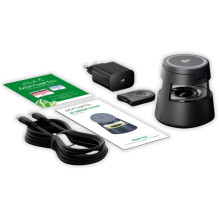 4smarts Qi2 bezvadu lādētājs Aura Sound spacegrau 4smarts Qi2 bezvadu lādētājs Aura Sound spacegrau