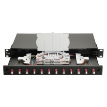 Equip Equip LWL-sujungimo dėžutė 12-Port LC-Duplex OM4 1U pilnas Black Equip Equip LWL-sujungimo dėžutė 12-Port LC-Duplex OM4 1U pilnas Black