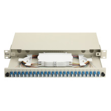 Equip Equip fiber optic splice box 24-Port LC-Duplex OS2 1U complete gray Equip Equip fiber optic splice box 24-Port LC-Duplex OS2 1U complete gray