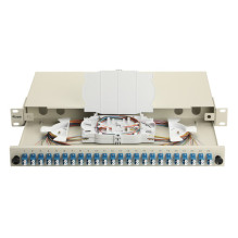 Equip Equip fiber optic splice box 24-Port LC-Duplex OS2 1U complete gray Equip Equip fiber optic splice box 24-Port LC-Duplex OS2 1U complete gray