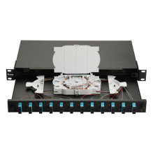 Equip Equip fiber optic splice box 12-Port SC-Duplex OM3 1U complete Black Equip Equip fiber optic splice box 12-Port SC-Duplex OM3 1U complete Black