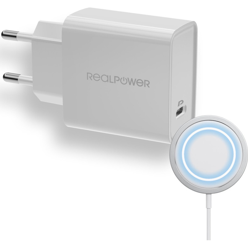 RealPower C-MagSet įkroviklis 20W su įkrovimo kilimėliu