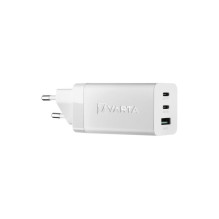 VARTA įkroviklis, 3 prievadai, 65 W, 2x USB-C, 1x USB-A, greito įkrovimo įkroviklis VARTA įkroviklis, 3 prievadai, 65 W, 2x USB-C, 1x USB-A, greito įkrovimo įkroviklis