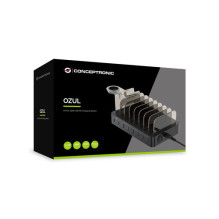CONCEPTRONIC charger 8 ports 6xUSB-A / 2xC Multi 75WPD3.0 Black CONCEPTRONIC charger 8 ports 6xUSB-A / 2xC Multi 75WPD3.0 Black