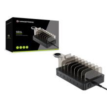 CONCEPTRONIC įkroviklis 8 prievadai 6xUSB-A / 2xC Multi 75WPD3.0 Juoda CONCEPTRONIC įkroviklis 8 prievadai 6xUSB-A / 2xC Multi 75WPD3.0 Juoda