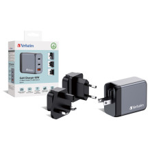 Įkroviklis Verbatim GNC-65 32201 1x USB-A 2x USB-C (32201)