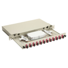 Equip Equip fiber optic splice box 12-Port SC-Duplex OM4 1U complete gr Equip Equip fiber optic splice box 12-Port SC-Duplex OM4 1U complete gr