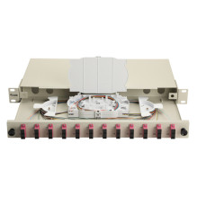 Equip Equip fiber optic splice box 12-Port SC-Duplex OM4 1U complete gr Equip Equip fiber optic splice box 12-Port SC-Duplex OM4 1U complete gr