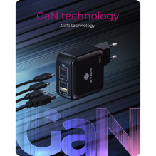 Lādētājs 4-portu IcyBox 100W GaN ar PD 3.0