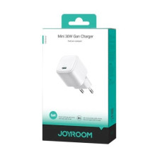 Joyroom Travel Charger Mini GaN Fast Charger Type-C, PD 30W, White (JR-TCG15) Joyroom Travel Charger Mini GaN Fast Charger Type-C, PD 30W, White (JR-TCG15)