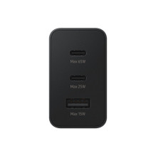 Samsung Galaxy Fast Charger 3 x USB Type C 65W Black Samsung Galaxy Fast Charger 3 x USB Type C 65W Black