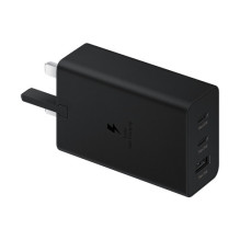 Samsung Galaxy Fast Charger 3 x USB Type C 65W Black Samsung Galaxy Fast Charger 3 x USB Type C 65W Black