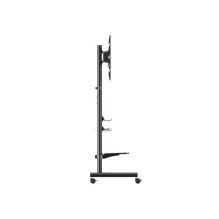 Equip grīdas statīvs 50"-90" / 1TFT 60kg mobilais + plaukts Black Equip grīdas statīvs 50"-90" / 1TFT 60kg mobilais + plaukts Black