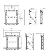 Equip sieninis laikiklis 650325 19'' - 70'' Equip sieninis laikiklis 650325 19'' - 70''