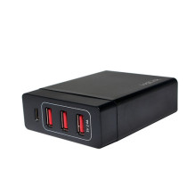 Logilink USB stalinis įkroviklis 3xUSB-A prievadas + 1xUSB-C prievadas, 60W Logilink USB stalinis įkroviklis 3xUSB-A prievadas + 1xUSB-C prievadas, 60W