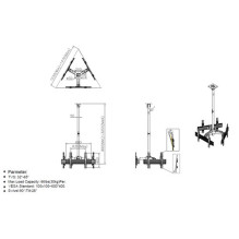 Equip ceiling mount 32"-65" / 3TFT 30Kg Triple-Screen sw lite Retail Equip ceiling mount 32"-65" / 3TFT 30Kg Triple-Screen sw lite Retail