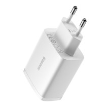 Baseus Travel Charger Compact wall Charger U+U+U, 17W EU White (CCXJ020102) Baseus Travel Charger Compact wall Charger U+U+U, 17W EU White (CCXJ020102)
