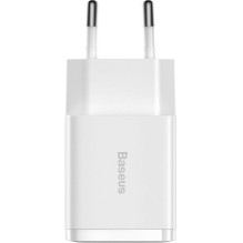 Baseus Travel Charger Compact wall Charger U+U, 10.5W EU White (CCXJ010202) Baseus Travel Charger Compact wall Charger U+U, 10.5W EU White (CCXJ010202)