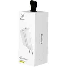 Baseus Travel Charger Quick Charger White EU (CCALL-BX02)
