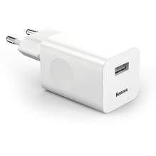 Baseus Travel Charger Quick Charger White EU (CCALL-BX02)