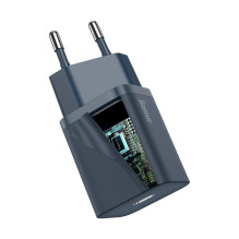 Baseus Travel Charger set Super Si 1C PD Fast charger 20W Blue EU (CCSUP-B03) Baseus Travel Charger set Super Si 1C PD Fast charger 20W Blue EU (CCSUP-B03)