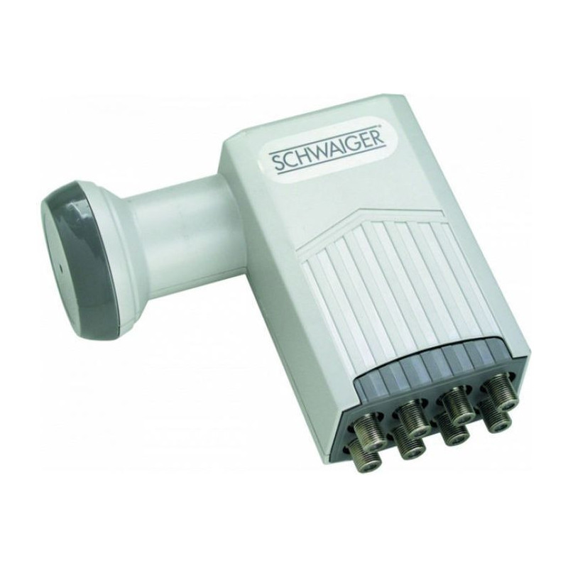 Schwaiger Octo-Switch LNB 40mm Light grey atsparus oro sąlygoms