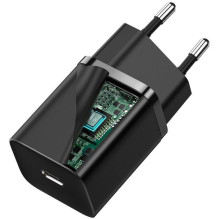 Baseus kelioninis įkroviklis Super Si 1C greitasis įkroviklis PD 30W EU Black (CCSUP-J01) Baseus kelioninis įkroviklis Super Si 1C greitasis įkroviklis PD 30W EU Black (CCSUP-J01)